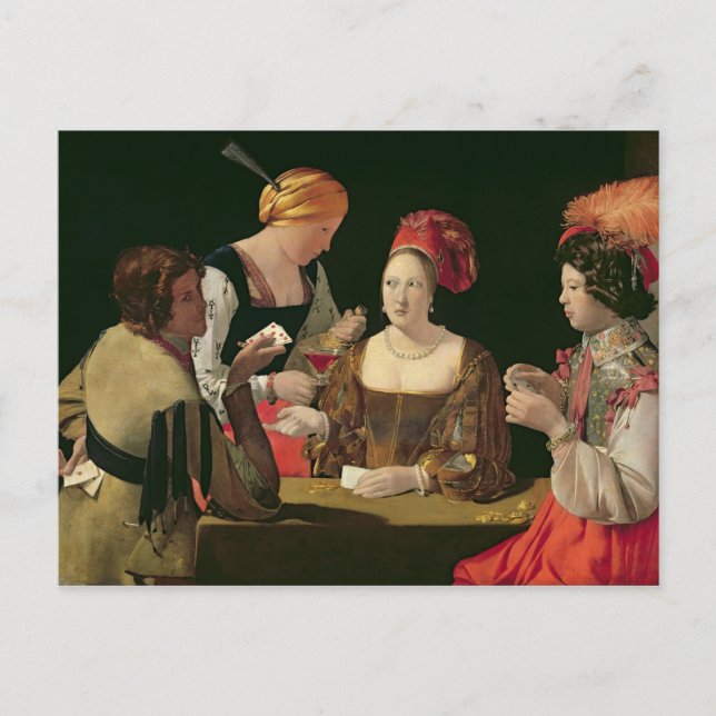 Postal La trampa con el As de los diamantes (Anverso)