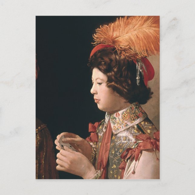 Postal La trampa con el As de los diamantes (Anverso)