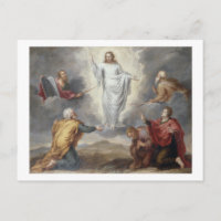 La transfiguración (aceite sobre cobre)