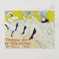 La Troupe de Mlle Eglantine por Toulouse Lautrec