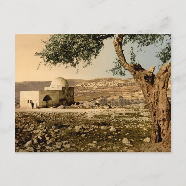 Postal La tumba de la Madre Raquel en Belén (Anverso)