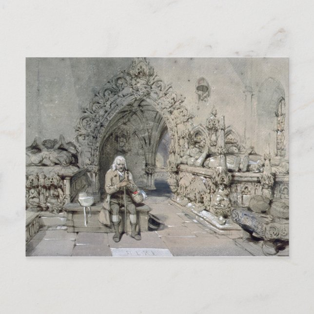 Postal La tumba de la pequeña Nell (Anverso)