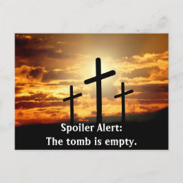 Postal La tumba está vacía