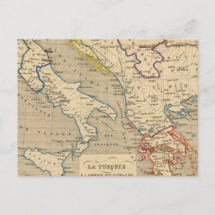 Postal La Turquie, la Grece et l'Italie de 1700 a 1840