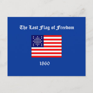 Postal La última bandera de la libertad