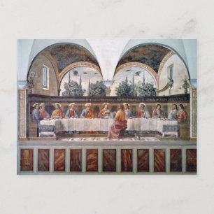 Postal La última cena