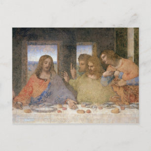 Postal La última cena, 1495-97