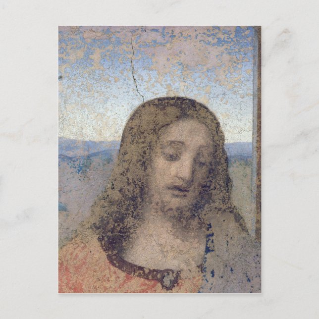 Postal La última cena, 1495-97 (Anverso)