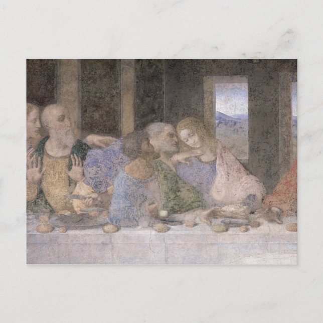 Postal La última cena, 1495-97 3 (Anverso)
