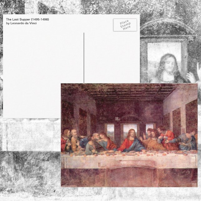Postal La última cena de Leonardo da Vinci (Subido por el creador)