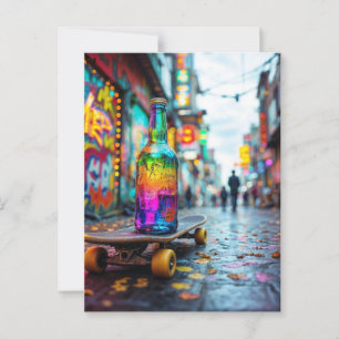 Postal La última gota de neón