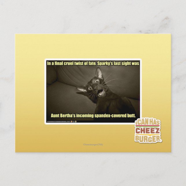 Postal La última visión de Sparky (Anverso)