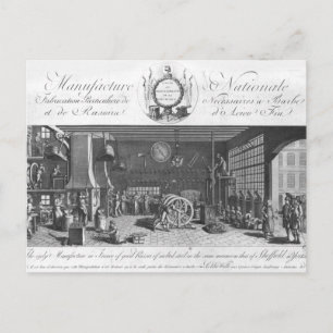 Postal La única fabricación en Francia de buenas cuchilla