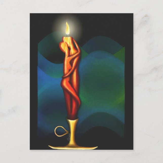 Postal La unidad de dos (Anverso)