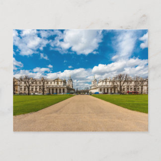 Postal La universidad naval real vieja, Greenwich,