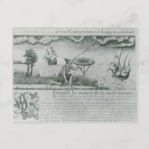 Postal La utilización del sextante