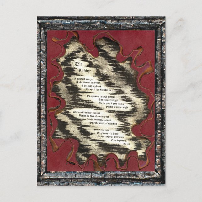 Postal La vejez (Anverso)