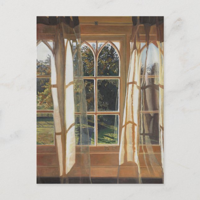 Postal La ventana amarilla de 2013 (Anverso)