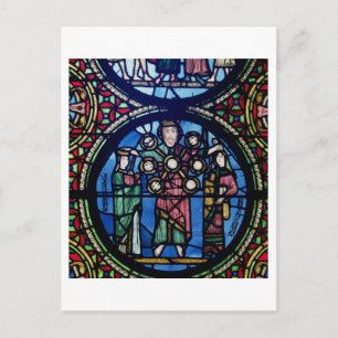 Postal La ventana del Arca del Pacto, detalle de Dios con