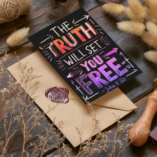 Postal La verdad liberadora