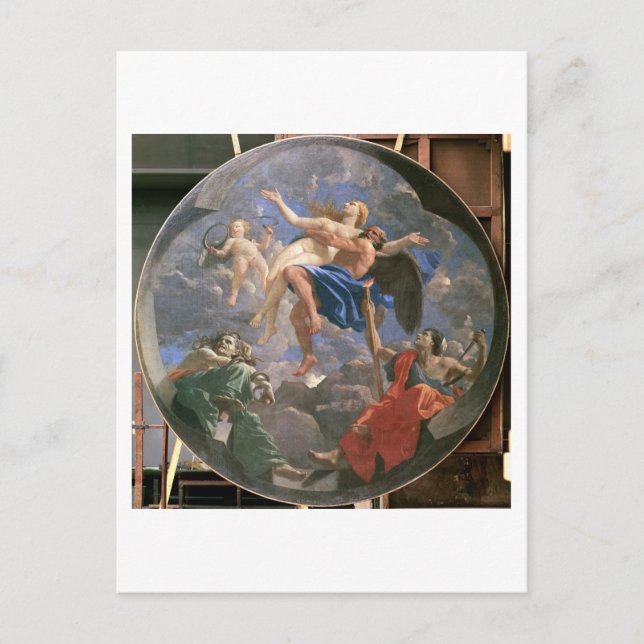 Postal La verdad se aleja a paso de la envidia (Anverso)