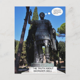Postal La verdad sobre el muro de Hadrian.