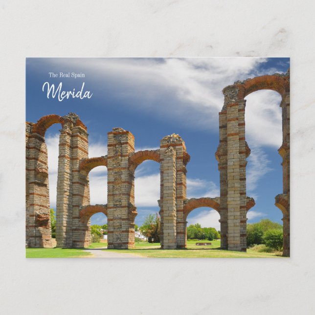 Postal La verdadera Mérida Española (Anverso)