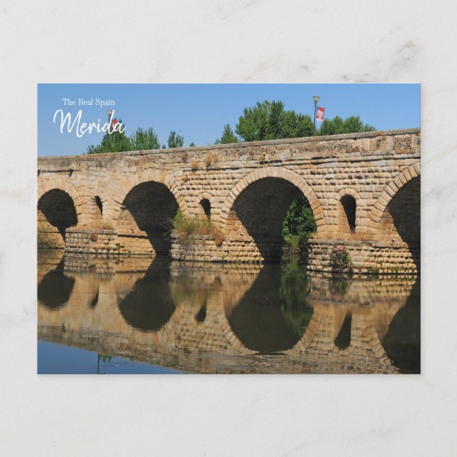 Postal La verdadera Mérida Española (Anverso)