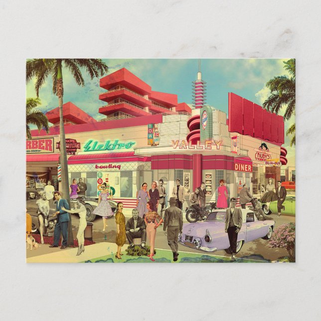 Postal  La Verne Bay Avenue (Anverso)