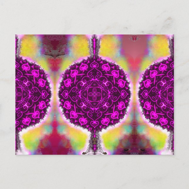 Postal La vibración de la luz (Anverso)