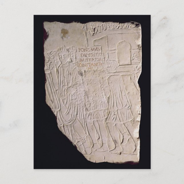 Postal La victoria de Constantino el Grande sobre (Anverso)