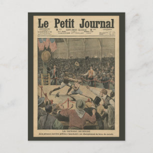 Postal La victoria del negro