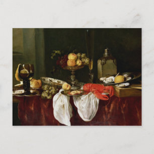 Postal La vida con langosta