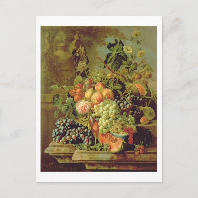 Postal La vida de la fruta (Anverso)