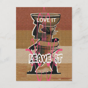 Postal La vida de las mujeres y los niños no es justa; ac