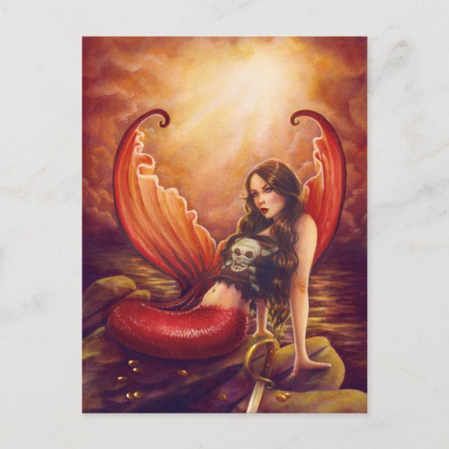 Postal La vida del pirata para mí (Anverso)