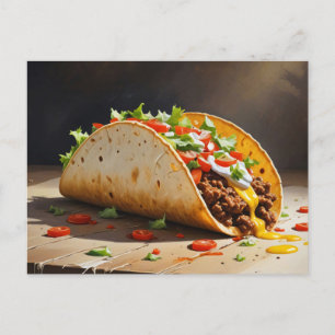 Postal La vida del taco