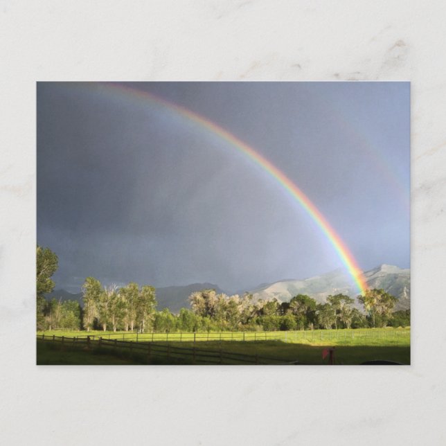 Postal La vida en el Rancho Blackman (Anverso)