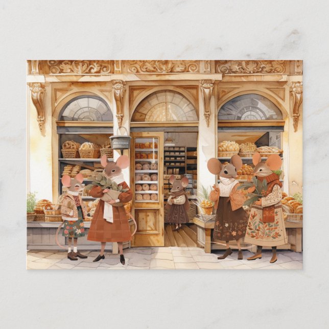 Postal La vida en la ciudad de los ratones - Día de las p (Anverso)