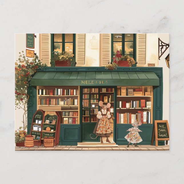 Postal La vida en la ciudad de los ratones - la pequeña S (Anverso)