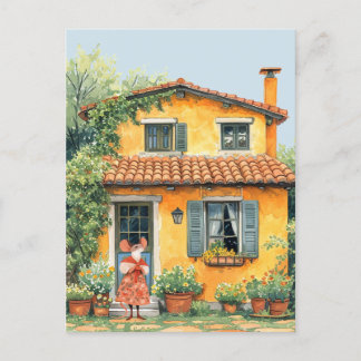 Postal La vida en la serie de ciudades de ratones - Vacac