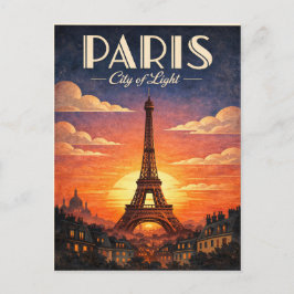 Postal La vida en París