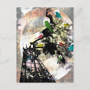 Postal La vida en una jaula