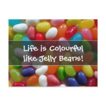 La vida es colorida como Jelly Beans