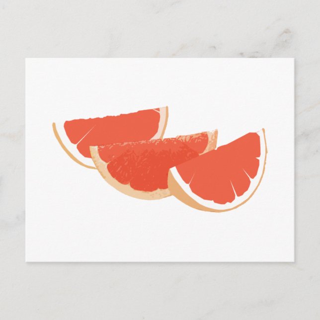 Postal La vida es como un pomelo. (Anverso)