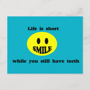 Postal La vida es corta