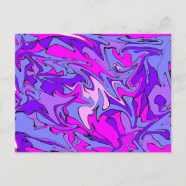 Postal ¡La vida es Groovy, hombre! Línea Funky Guay Retro