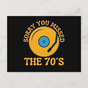 Postal La vida es mejor con los setenta años de música