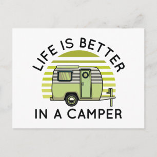 Postal La Vida Es Mejor En Una Autocaravana