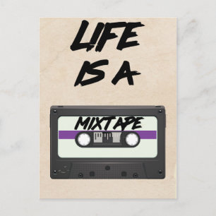 Postal la vida es una cita inspiradora mixtape